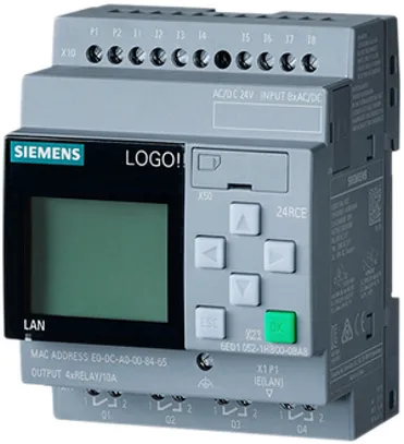 Modulo logico PLC Siemens LOGO!8.3 24RCE, 8ED/4UD 