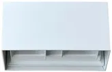 Applique LED Z-Licht Doppelwürfel 20W 4×500lm 3000K IP65 blanc 