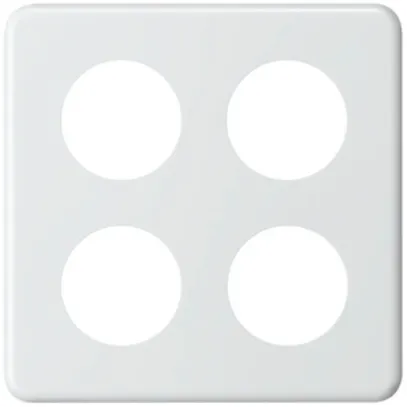 Placca di copertura 2×2 4×43 bianco 