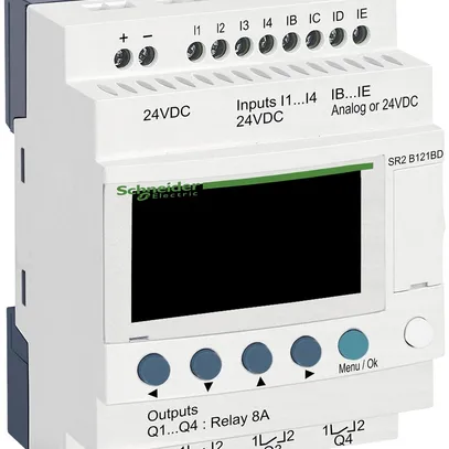 Zelio Logic compact 8 DE/4 DA Relais, 24VDC 