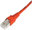 Câble patch Dätwyler CU RJ45 10.0m rouge S/FTP Kat.6A LS0H 