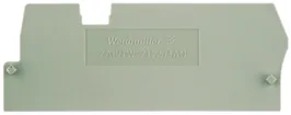 Paroi de fermeture/intermédiaire Weidmüller ZAP/TW ZT2.5/3AN 71.05×27mm beige 