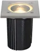 Luminaire de sol INC SLV DASAR EXACT, GU10 35W carré IP67 acier fin 
