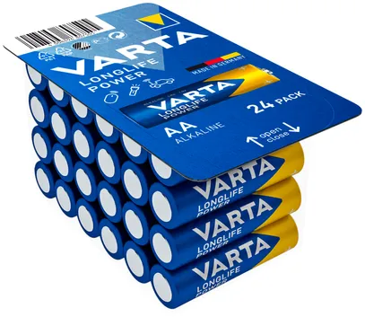 Batterie Alkali VARTA Longlife Power AA Big Box à 24Stück 