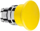 Tête pour contact poussoir Schneider Electric pour bouton-champignon jaune 