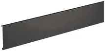 Deckel zu Brüstungskanal Tehalit OT 80mm schwarz 