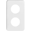 Plaque de recouvrement I-I 2×43 blanc 
