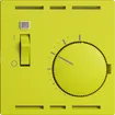 Thermostat d'ambiance ENC EDIZIOdue lemon, avec interrupteur 