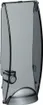 Porte Hager mini gamma 55×160mm version porte à regard gris clair pour GD102N 