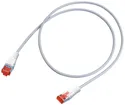 Câble patch R&M cat.6a, S-FTP 2×RJ45/s, sans halogène 7.5 m, gris 