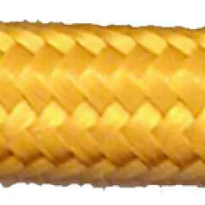 Textilkabel Roesch rund 3×0.75mm² PNE gelb 