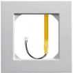 Telaio di copertura kallysto.pro 1×1 arktis per illuminazione angolo giallo 