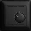 Thermostat d'amb.24V ENC EDIZIOdue noir sans interrupteur 