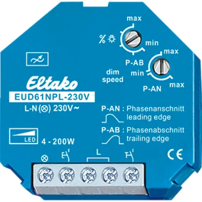 Télévariateur LED INC Eltako 200W EUD61NPL-230V 