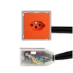 Prise INC EDIZIOdue T23 L1 orange pour câble plat Technofil 