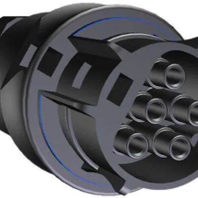 Buchsenteil Wieland 1.5…4mm² 5L, Leitungs-Ø6…10mm, schwarz 