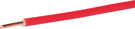 Fil sans halogène FR 1.5mm² rouge Eca H07Z1-U 