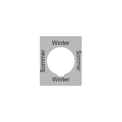 Disque Sommer-Winter-Sommer-Winter pour interr.à clé FLF 