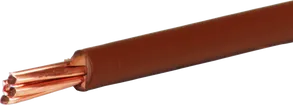 Corde d'installation T 10mm² brun Rouleau à 100m H07V-R Eca 