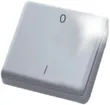 Telecomando mini RF Eltako bianco puro 0/1, per portachiavi FMH2S 