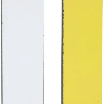 Plaquette Schneider Electric 8×27mm blanc o.jn 