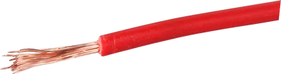 Filo T fless.1.5mm² su bobina rosso Bobina à 100m H07V-K 