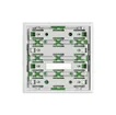Frontplatte EDIZIO.liv SNAPFIX® für UNI-Taster Steckverbinder mit LED ws 