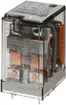 Relais circuit imprimé mini Finder 55, 4C 7A/12VAC AgNi RT I 