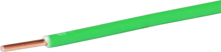 Fil d'installation T 1.5mm² vert H07V-U Eca 