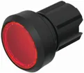EB-Signallampe EAO45, rot Frontlicht Ring schwarz 