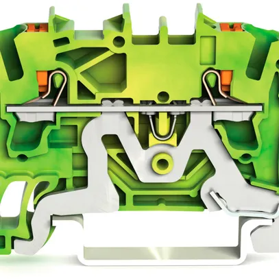 Morsetto di protezione WAGO TopJob-S 2.5mm² 2L verde-giallo serie 2202 