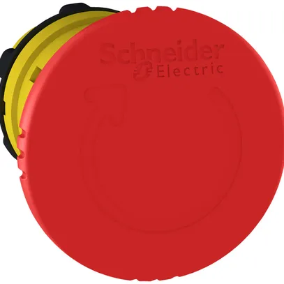 Tête pour bouton arrêt d'urgence Schneider Ø40mm rouge 