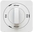 Plaque frontale MH priamos Eté-Hiver-Eté-Hiver p.interrupteur rot./à clé bc 