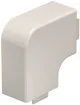 Angle plat BET pour canal d'installation WDKH sans halog. 40×60 gris clair 