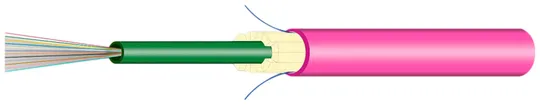 Kabel FO Universal H-LINE Dca 12×G50/125 OM4 Ø7.5mm 3000N violett 