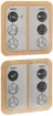 Sticker Hager XEVA300 für witty start mit Schlüsselschalter-Symbol 
