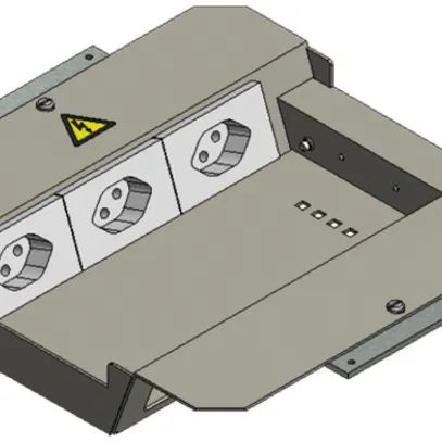 Kit di montaggio BAK SB 2×3 FLF orizzontale bianco 