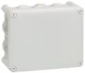 Boîte de dérivation PLEXO vide 155×110mm gris clair 
