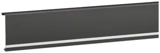 Couvercle Hager pour SL20080 noir pour montage LED 