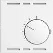 Thermostat d'ambiance ENC EDIZIOdue blanc, sans interrupteur 