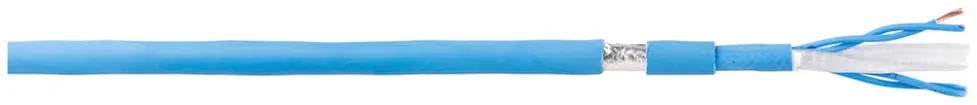 Câble de commande Securaflex (St) 4×2×0.75mm² num. 300V, Ø10.9mm, Dca, bleu 