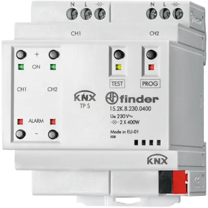 Actionneur-variateur KNX AMD Finder, 2-canal, 400W/230V, RLC 