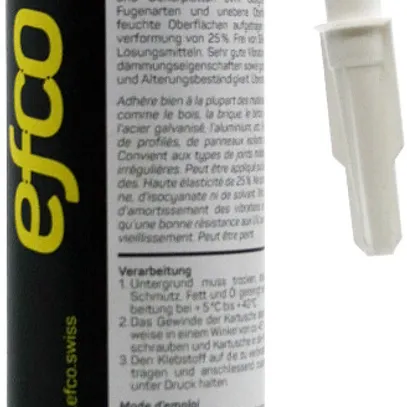 Adesivo e sigillante EFCO TILCA FIX KD 290ml 2.4N/mm² 2.5mm/24h grigio 