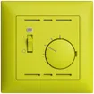 Thermostat d'ambiance ENC EDIZIOdue lemon, avec interrupteur 