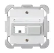 Kit de montage ENC kallysto R&M freenet blanc avec plaque de fixation 
