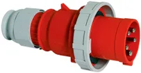Spina mobile CEE Bals 5P 63A 400V 6h rosso IP67 nich.M TE-Plus 
