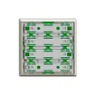 KNX-Funktionseinsatz RGB 1…4-fach EDIZIOdue hellgrau mit LED 