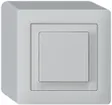 Interrupteur à poussoir AP kallysto 3/1L gris clair 