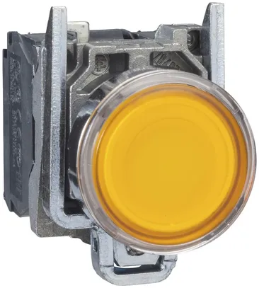 AP-Leuchtdrucktaster Schneider Electric 1Ö+1S 24V gelb 