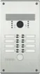 Interphone portier ENC avec vidéo Bticino 2×4 touches inox. 